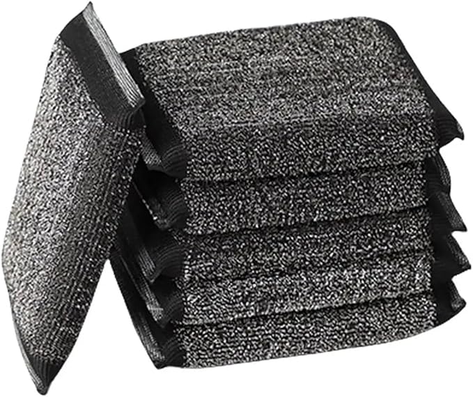 6pcs Double-sided Kitchen Dishwashing Sponge Household Cleaning Wipe Scouring Pad Supplies Tools
