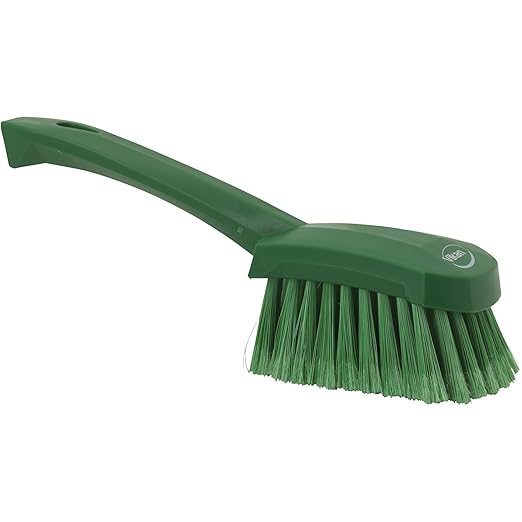 Vikan 41942 Brush,Washing,Soft-Split,10",PP/PBT,Green
