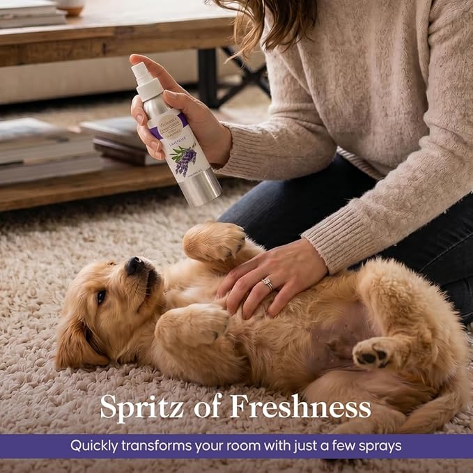 Victoria's Lavender Room Fragrance Spray - Air Freshener & Odor Eliminator - Lavender Spray - Luxury Essential Oil Scent for Home & Bathroom - Aromatherapy Relaxation & Stress Relief - 1 Pack, 4 oz