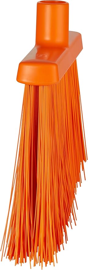 Vikan - 29147 12" Angle Broom- Extra Stiff, Orange