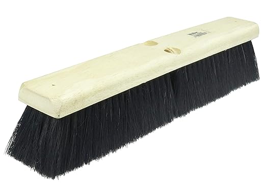 Weiler 42007 Tampico Fiber Medium Sweep Floor Brush, 2-1/2" Handle Width, 18" Overall Length, Natural