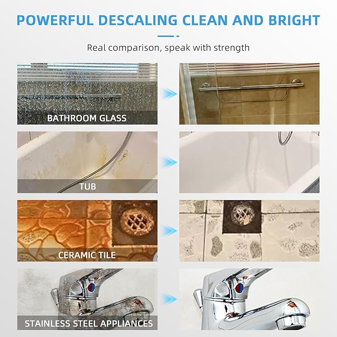 All Purpose Cleaner, Grout Cleaner for Tile Floors, Soap Scum Remover for Shower, Bathroom Descaler Foam Spray, Suitable for Toilet, Bathtub, Wall, Etc, 1PCS
