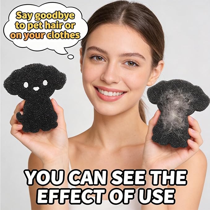 Hair Catcher for Clothes,Pet Hair Remover for Laundry, Reusable Fur Zapper Dog Cat Hair Catcher for Washing Machine & Dryer（6Pack）