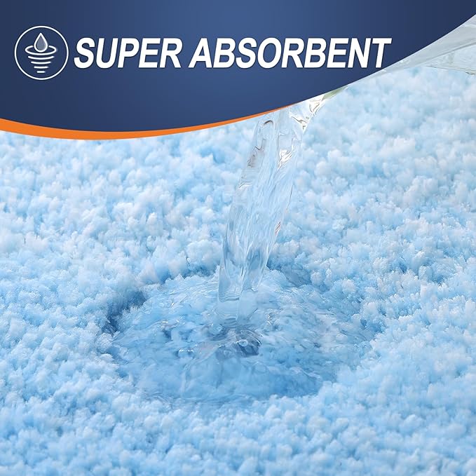 OLANLY Bathroom Runner Rugs Mat 47x17, Extra Soft Absorbent Microfiber Bath Rugs, Rubber Backing, Quick Dry, Washable Long Bath Mats for Bathroom, Tub and Shower, Home Decor Accessories, Sky Blue