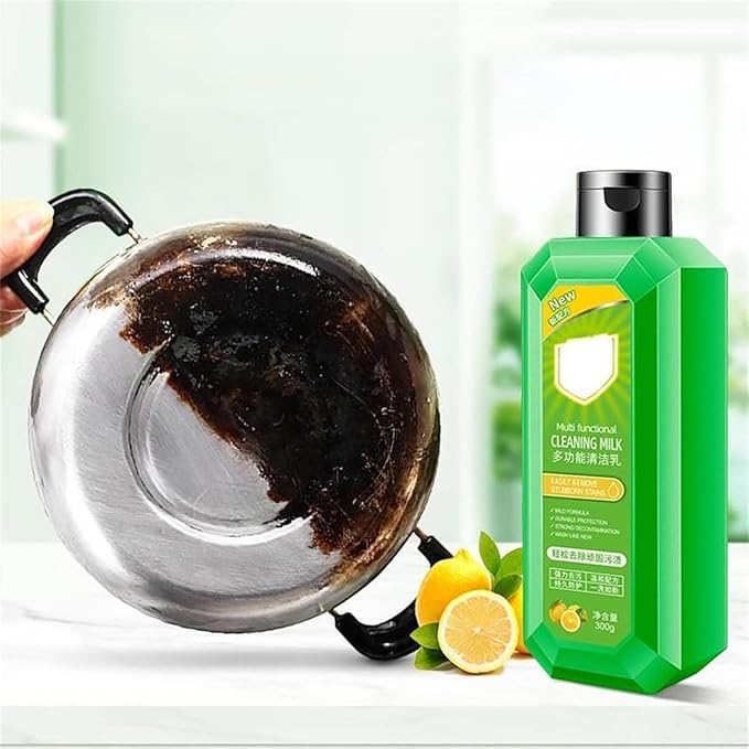 Powerful Multifunctional Cleaner, Multipurpose Concentrate Cleaner, Multi-Scene Household Strong Decontamination Cleaning Milk, Effectively Remove Stains and Dirt On Various Surfaces