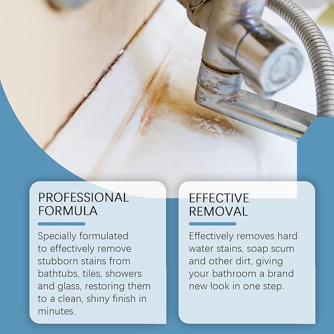 120 ml/4 fl oz Bathroom Descaler Foam Cleaner Spray - Bathroom Foam Cleaner Spray (1Pcs)