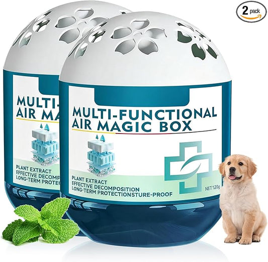 Air Magic Box,Indoor Air Purification Dust Removal Magic Box,Multi-Functional Air Magic Box,Long-Lasting Air Freshener (2 PCS)