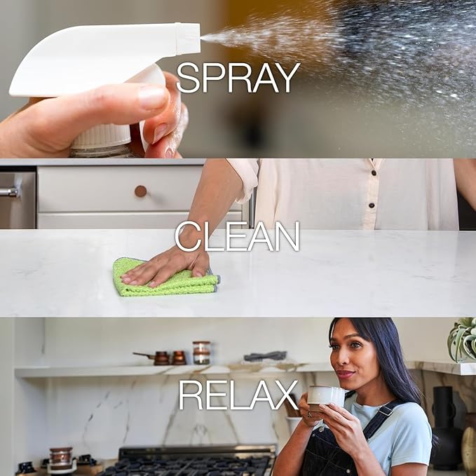 Bona All-Purpose Cleaner - Lavender White Tea Scent - 24 fl oz - Household Cleaner Cuts Through Tough Grease & Grime - Safe for Household Surfaces