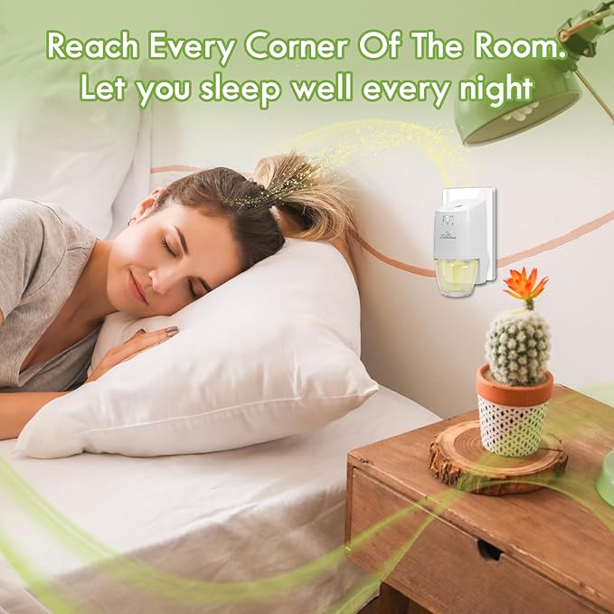 Plug In Air Freshener Refills for Home, Citronella Scent 3 Count, Wall Plug In Refills 1.98 Fl Oz, Compatible with Air Wick & Glade, Not for Glade Plus, Scented Refill for Indoor, Backyard, Camping