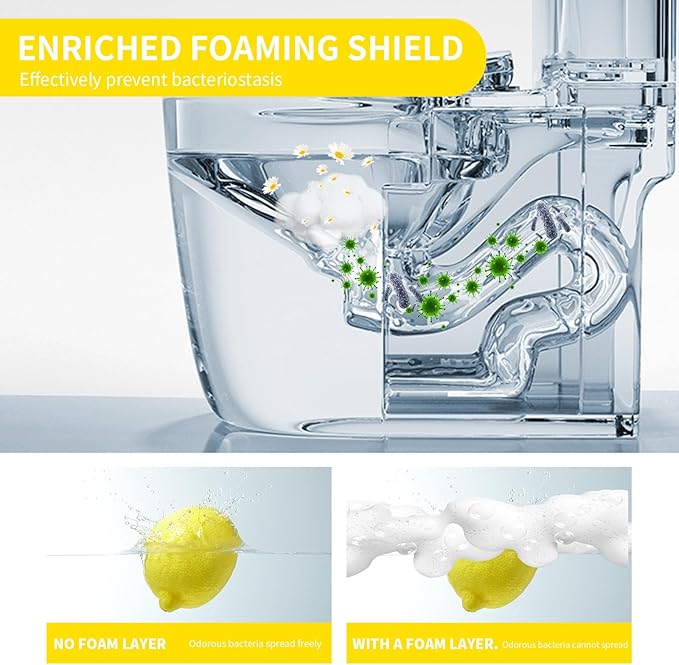MAMADOU 285ml Smart Toilet Foaming Agent Splash Proof Special Foam Toilet Bowl Cleaner Shield Cleaning Liquid Stain-Resistant For Fresh Bathroom Chrysanthemum