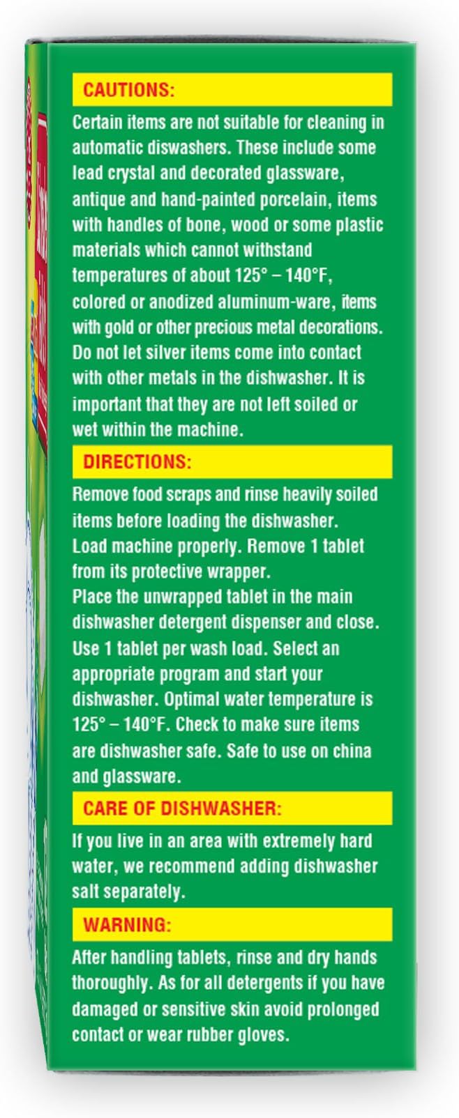 Home Select 10845-12 Dishwasher Tablets