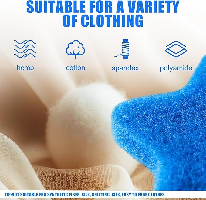 4 PCS Pet Hair Remover for Laundry – Effectively Removes Fur, Lint & Dander – Reusable, Eco-Friendly Laundry Pet Hair Catcher – Gentle on Clothes, Protects Machine, Easy to Use & Clean (Blue)