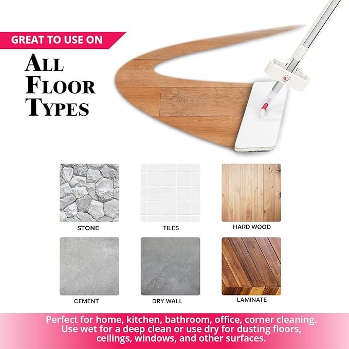 Microfiber Mop Floor Cleaning System