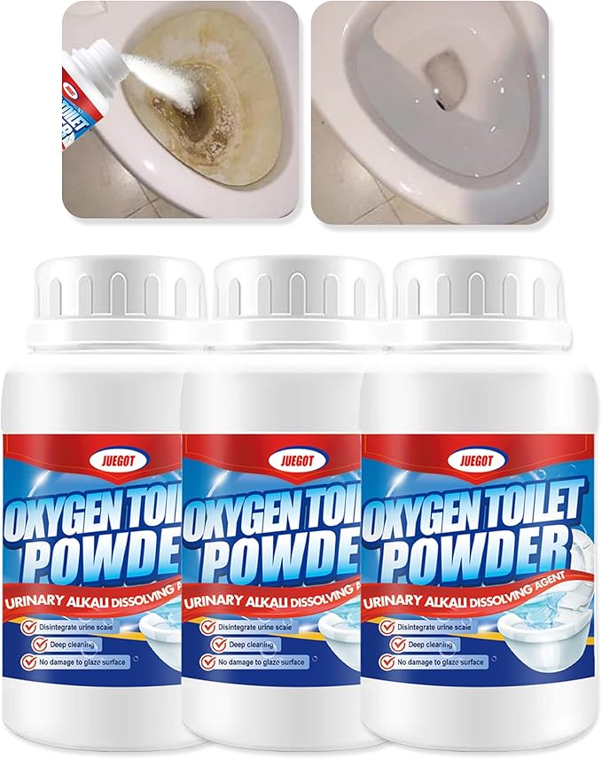 Toilet Bowl Cleaners, Toilet Cleaning, Bathroom Cleaner for Urinals, Washbasins, Tile Walls, 3pcs
