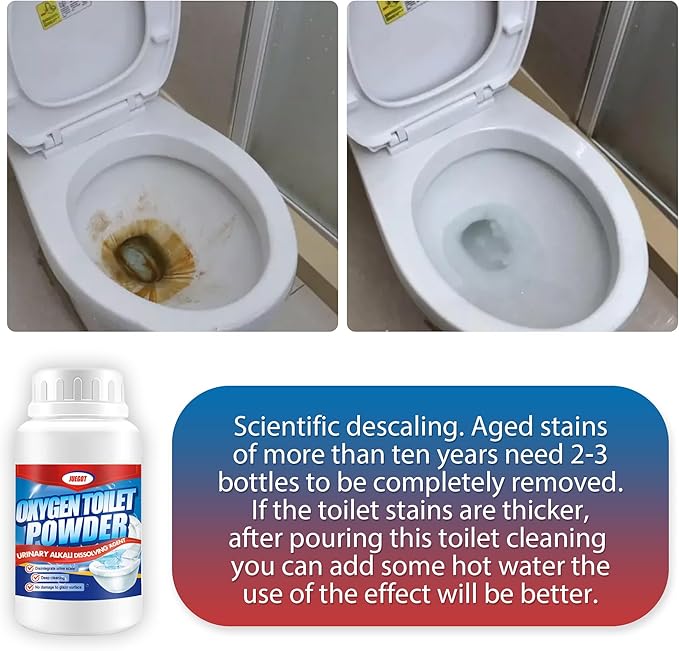 Toilet Bowl Cleaners, Toilet Cleaning, Bathroom Cleaner for Urinals, Washbasins, Tile Walls, 1pcs