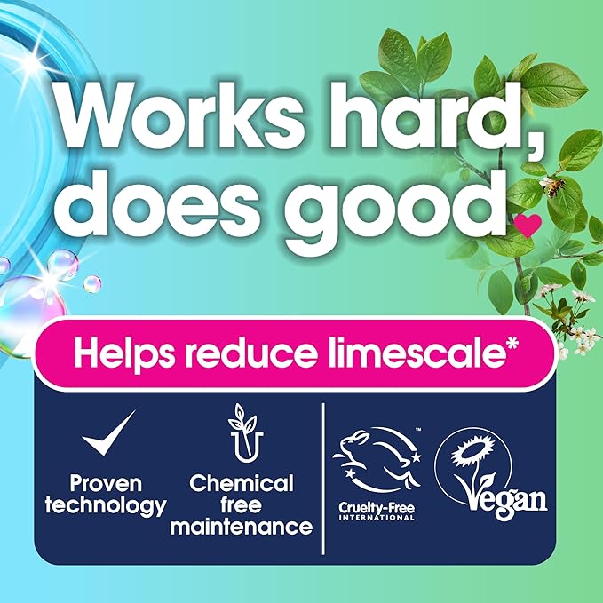 EcoZone Magnoball Anti-Limescale Device for Dishwashers & Washing Machines, Reusable Magnetic Limescale Remover & Descaler, Drum & Interior Cleaner, Vegan & Non Toxic, Scientifically Proven Result