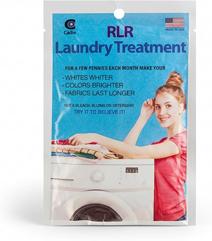 RLR Natural Laundry Detergent Powder – Whitens, Brightens, Refreshes Baby Cloth Diaper Detergent, Musty Towels, Workout Clothes - Non-toxic, Fragrance-Free For Sensitive Skin (Pack of 1)