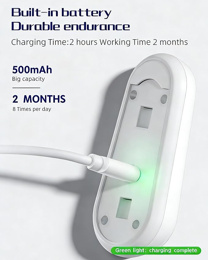 Self Cleaning UV Toilet Sanitizer and Night Light, Waterproof Deodorizing Toilet Cleaning Light, Motion-Activated, No Residue, No Odor, Reduces Bacterial Exposure and Preventing Nighttime Falls (1Pcs)