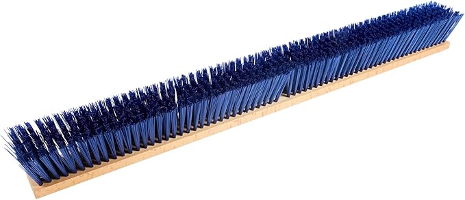 Restaurantware-BROOM HEAD ONLY: Clean Tek Professional 36-Inch Broom Head, 1 Heavy-Duty Push Cleaning Tool - Handle And Brace Sold Separately, Heavy Plastic Bristles, Wooden, Commercial Use