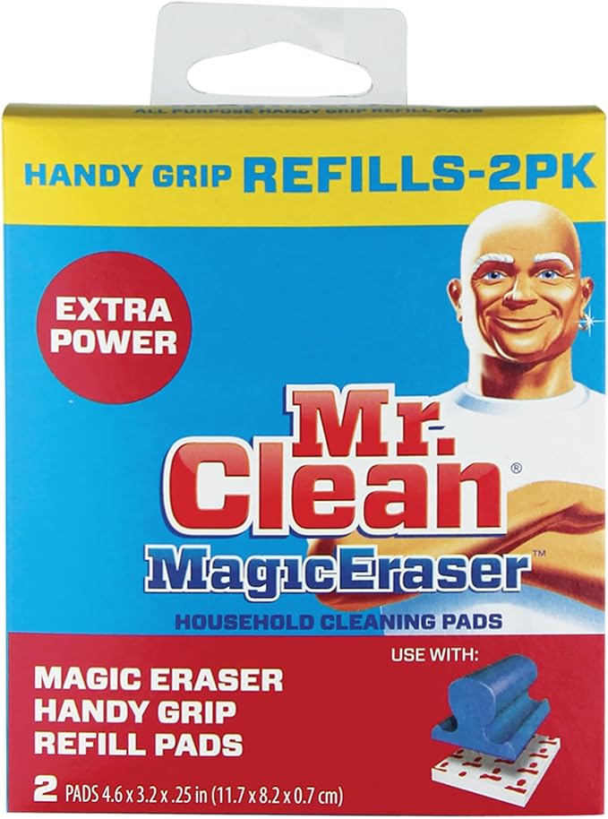 Mr Clean Magic Eraser Refill for Handy Grip, Pack of 2