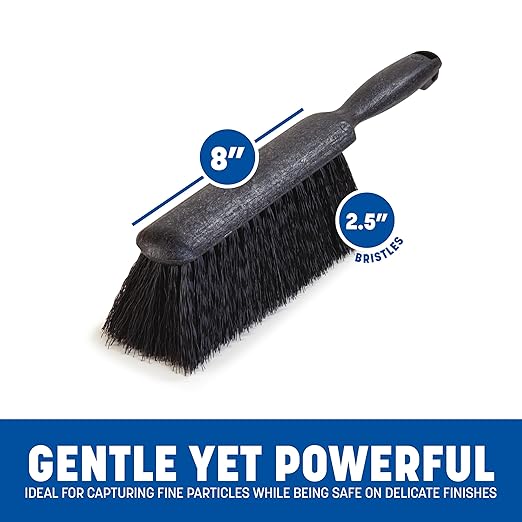 SPARTA Flo-Pac Counter, Bench Brush Bench Brush, Counter Brush with Polypropylene Block for Cleaning, 8 Inches, Black, (Pack of 12)