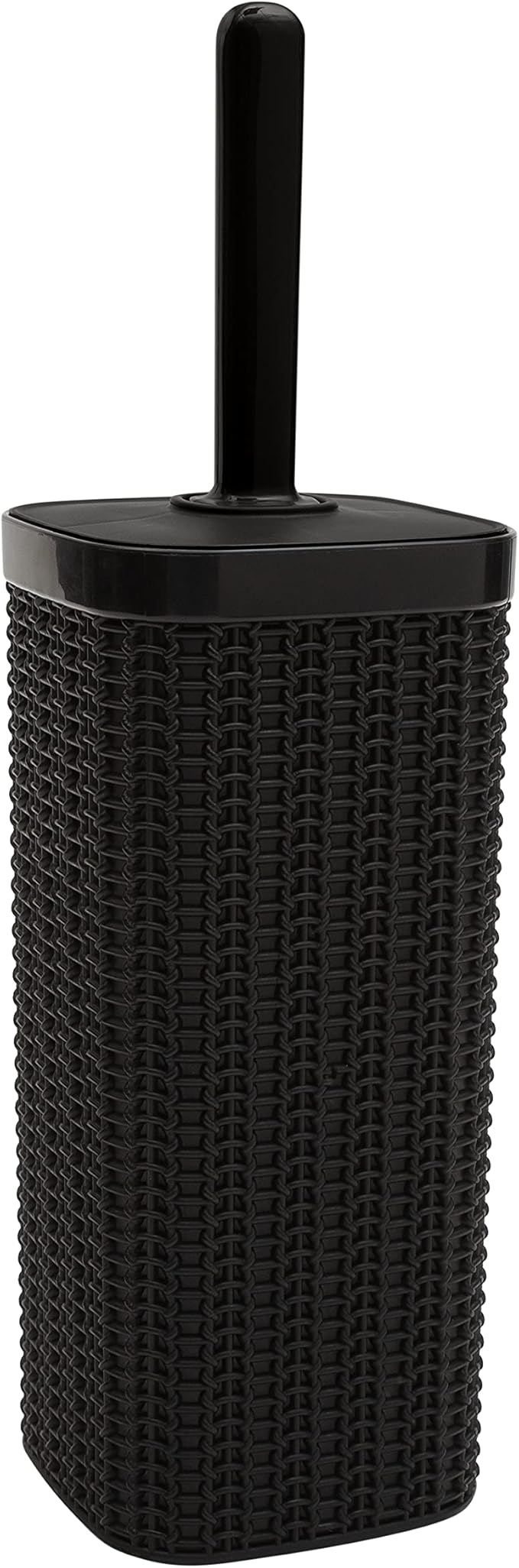 Bath Bliss Sailor Knot Matte Black Toilet-Brushes, 1 Pack