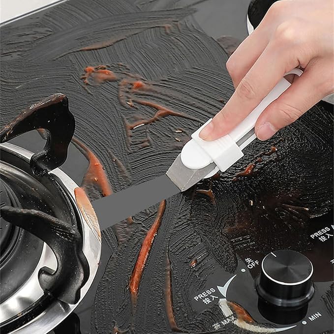 Easy Limescale Eraser Bathroom Glass Rust Remover Kitchen Scale Brush for Pot Pan Household Accessories