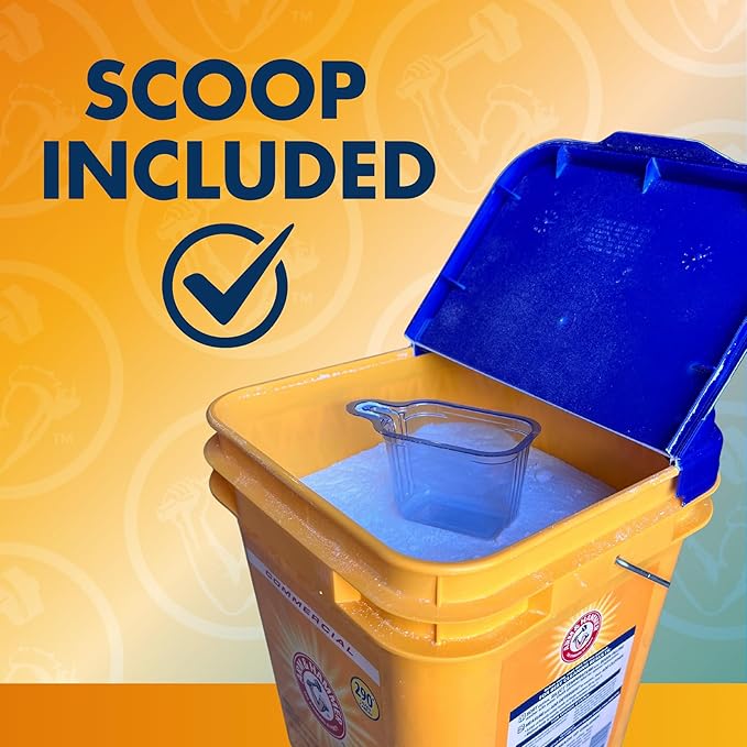 Arm & Hammer, Professional Powder Laundry Detergent, Crisp Clean, 18lb Pail (Pack of 1) 290 Loads