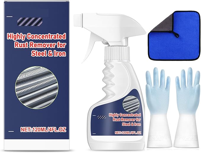 Rust Remover, Heavy Duty Metal Rust Remover, High Concentrated RustRemover, Multipurpose Rusts Stain Removers, Heavy Duty Metal Cleaner