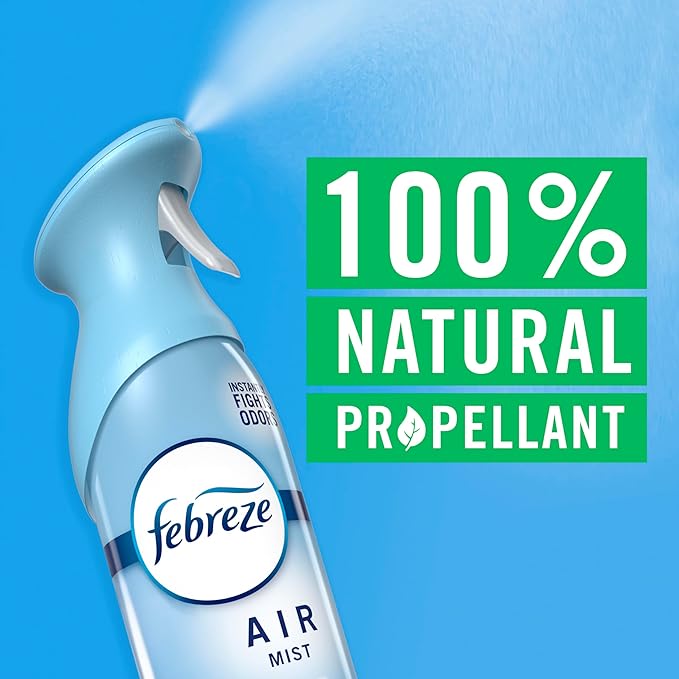 Febreze Air Mist, Air Freshener, Odor Fighting Room Spray, Deodorizer for Home Bathroom Kitchen Office Apartment, Soothe & Restore, Refresh & Energize, Romance & Desire Variety Pack, 8.1oz (Pack of 3)