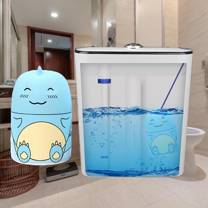 Toilet Bowl Cleaner Bottle Krazy Klean Pro for Tank Cleaner Blue Crazy Cleaning Cute Dinosaur The Works Toilet Bowl Cleaner Easy to Use Leaving Your Toilet Looking Fresh-Marine Scent