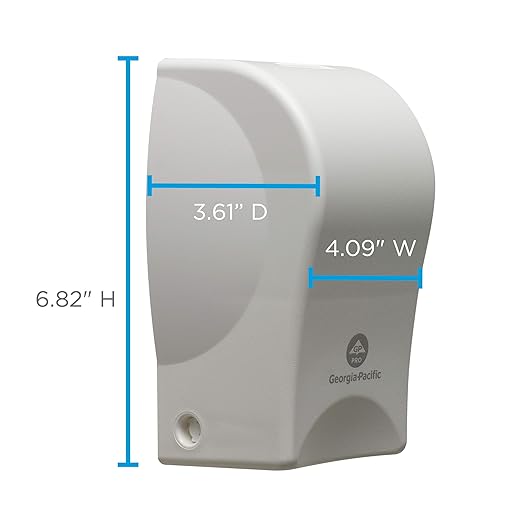 ActiveAire Powered Whole-Room Air Freshener Dispenser by GP PRO (Georgia-Pacific), White, 53287A, 4.090” W x 3.610” D x 6.820” H