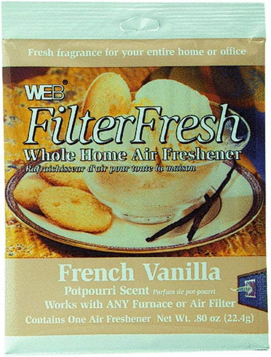 WEB FilterFresh Whole Home French Vanilla Air Freshener 0.8 Ounce (Pack of 1)