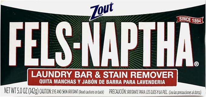 Fels Naptha Laundry Bar and Stain Remover, 5oz (4 bars) by Fels Naptha