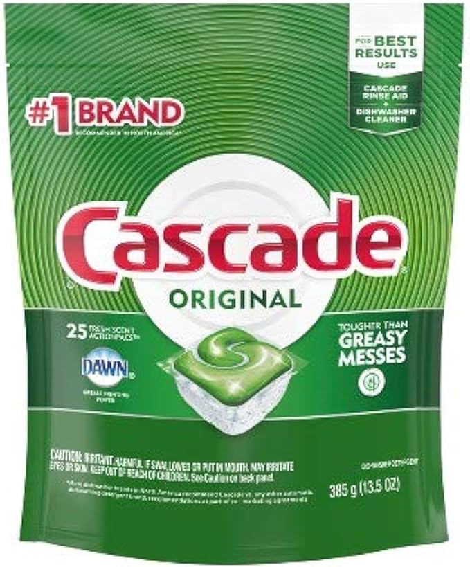 Dishwasher Action Pacs, Fresh Scent, 25-Ct.