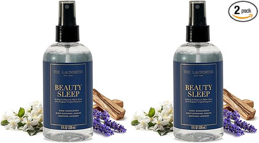 The Laundress Beauty Sleep Fabric-Spray, Wrinkle Release & Pillow Spray, Fabric Refresher, Upholstery and Linen, Tranquil Comforting Inspired Scent, 8 Fl Oz, (Pack of 2)
