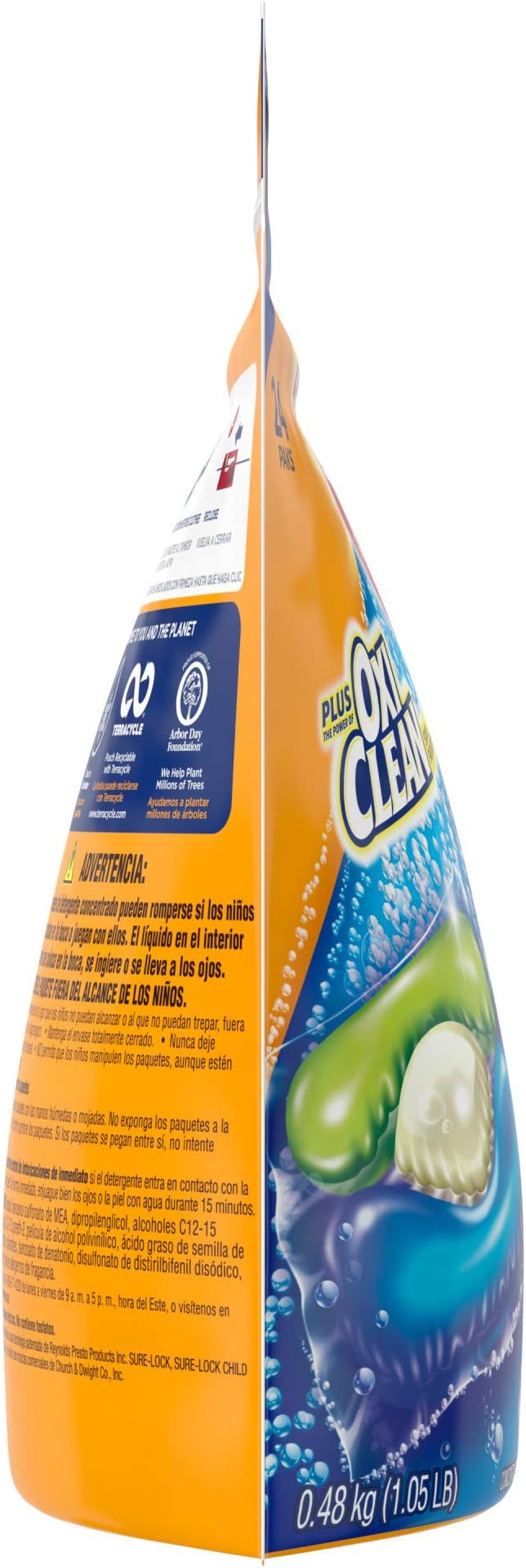 Arm & Hammer plus OxiClean 5-in-1 Power Paks, 24 Count (Packaging may vary)