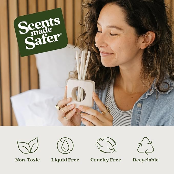 Enviroscent Non-Toxic Air Freshener Scent Stix™ Refills - Compatible with Enviroscent Scent Stix™ Liquid-Free Diffuser Kit - Fragrance Lasts Up to 60 Days - Lemon Leaf & Thyme (Pack of 2)