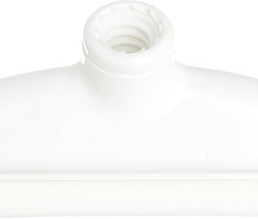 SPARTA 4156702 Plastic Floor Squeegee, Shower Squeegee With Double Foam For Window, Glass, Shower Door, Floor, Windshield, 18 Inches, White, (Pack of 6)