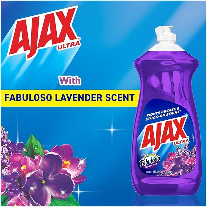 Ajax Ultra Dish Soap, Fabuloso Lavender, 28 fl. oz. (61037540)