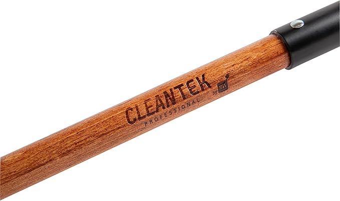 Restaurantware-HANDLE ONLY: Clean Tek Professional 63.98 Inch Dry Mop Handle, 1 Durable Mop Stick - Head And Frame Sold Separately, Ergonomic Grip, Wood, For Home Use