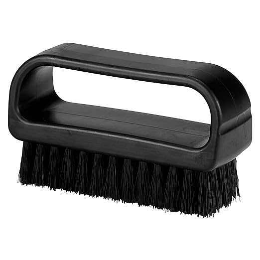 Remco-643319 ColorCore 4" Nail Brush, Medium - Black