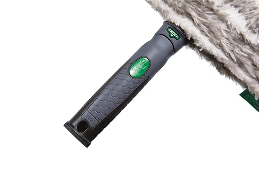 Unger Commercial ErgoTec® Ninja Washer Complete, 18", Green/Black, Case of 5 – High-Performance Microfiber Sleeve with Swivel T-Bar for Streak-Free Window Cleaning, NA450