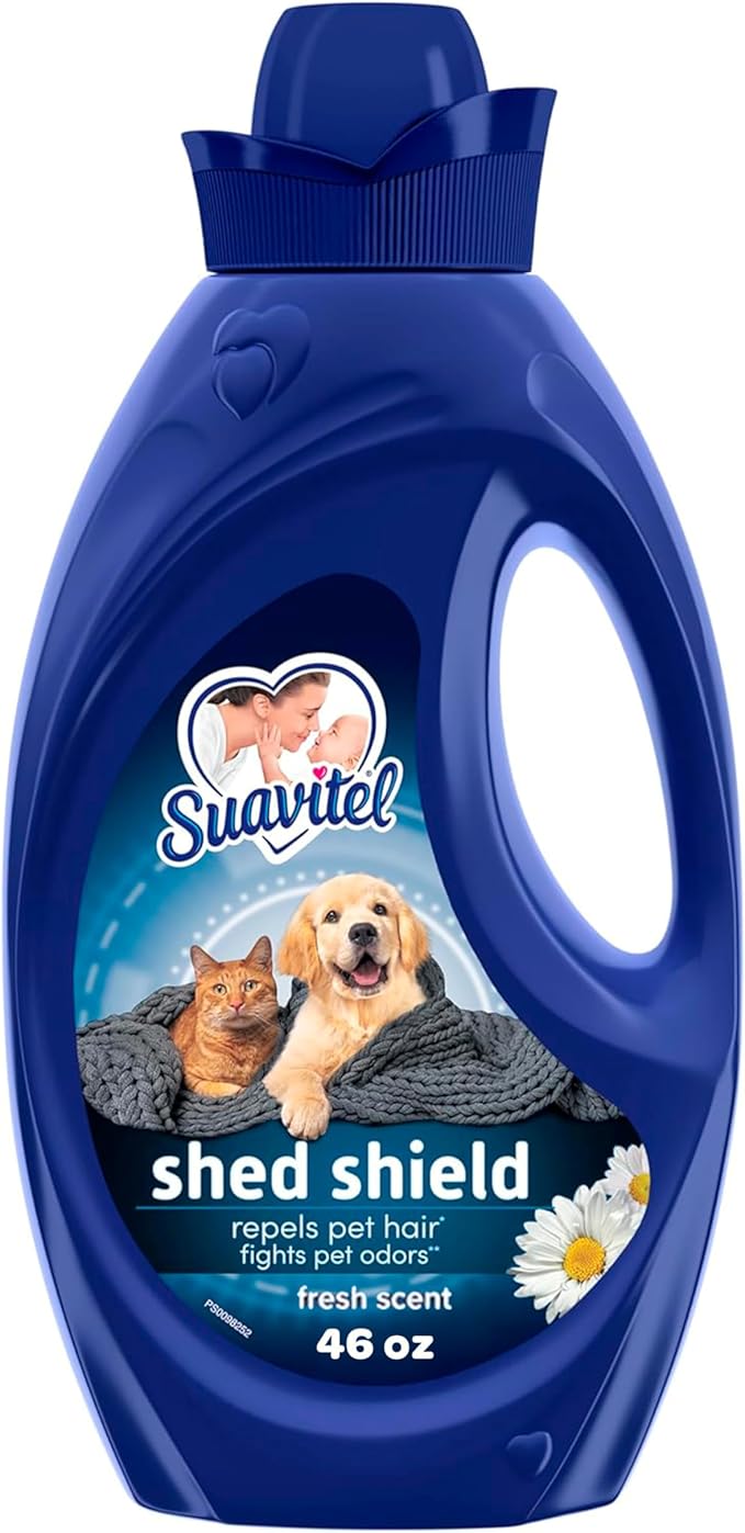 Suavitel Shed Shield Liquid Fabric Softener and Conditioner, Fresh Scent, 46 fl oz