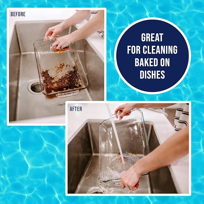 Scratchless Cleaning Pad (3 Pack) for Cleaning Kitchen, Bathroom and Household/Great for Non-Stick Cookware/Reusable/Long-Lasting/Environmentally Friendly
