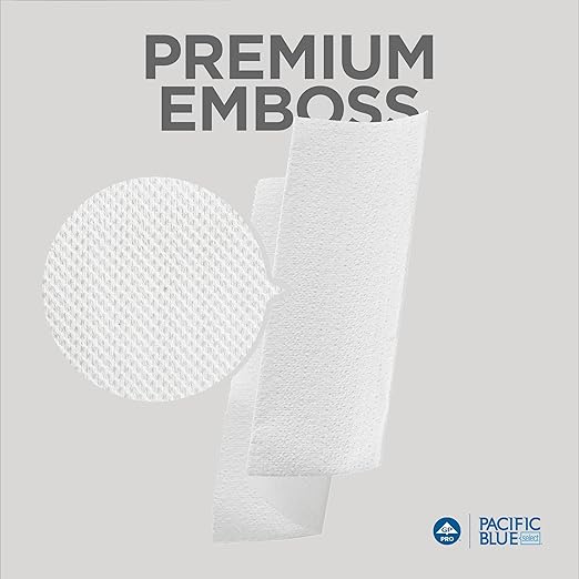 Pacific Blue Select Multifold Premium 2-Ply Paper Towels (Previously Branded Signature) by GP PRO (Georgia-Pacific), White, 21000, 125 Paper Towels Per Pack, 16 Packs Per Case