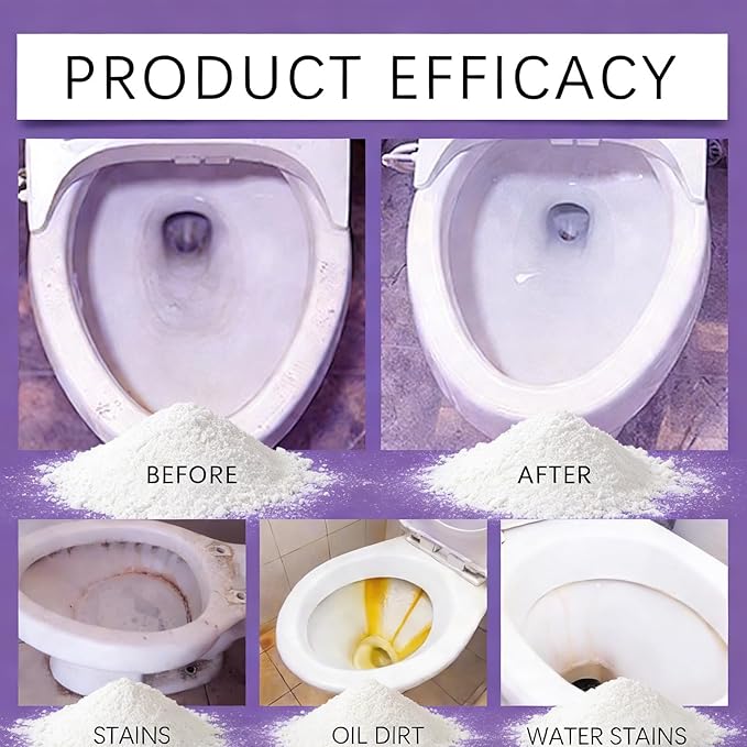 Fizzclean Toilet Cleaning Foam, 2026 New Upgrade Toilet Bowl Cleaner, Fast-Foaming Formula for a Fresh, With Minimal Effort, Touch Free Foaming Cleaning Powder (3)