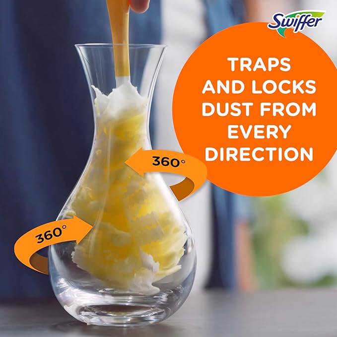 Swiffer Dusters Heavy Duty Multi-Surface Duster Refills for Cleaning, Unscented, 11 Count (Pack of 3)