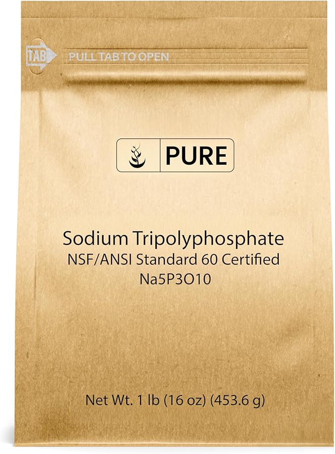 Pure Original Ingredients Sodium Tripolyphosphate Powerful Cleaning Agent, Water Softener, Laundry Additive (16 Ounce)