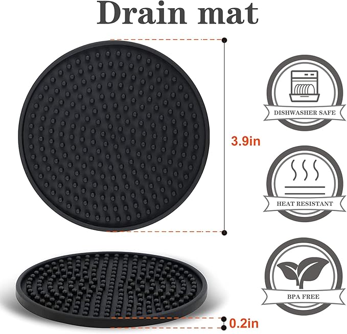 Cast Iron Cleaner Scrubber+Tray with Handle, Welded Chain Mail for Pan Pot Oven Wok Cleaning- Small Ring Metal Scrubber Scourer Scrub to Clean Skillet, Oven, Griddle, Wok Brush